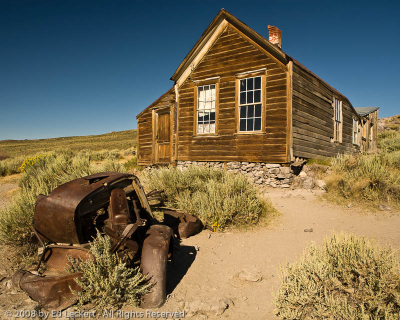 A House in the Ghost Town of Bodie, California